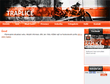 Tablet Screenshot of hasici.traplice.cz